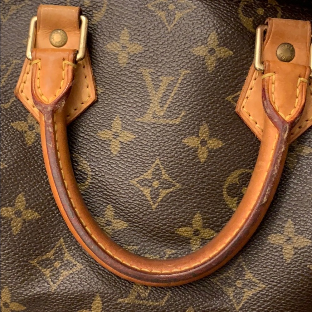Louis Vuitton Monogram Mini Satchel in Brown and Tan Leather - Picture 15 of 16